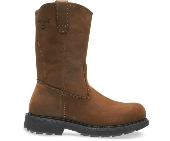 Wolverine Slip Resistant Steel-Toe EH 10 Wellington Work Boot_W04707