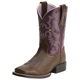 Ariat Children s Gold Rush Rustic Bark Suede Fringe Boot Graham s Boot Store Winchester Kentucky